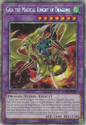 Gaia the Magical Knight of Dragons [ROTD-EN037] Starlight Rare - Trinity Hobby