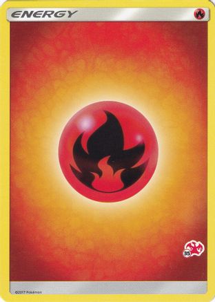 Fire Energy (Charizard Stamp #35) [Battle Academy 2020] - Trinity Hobby