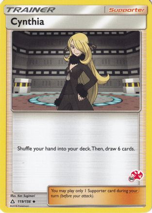 Cynthia (119/156) (Charizard Stamp #50) [Battle Academy 2020] - Trinity Hobby