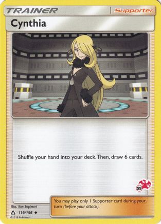 Cynthia (119/156) (Charizard Stamp #59) [Battle Academy 2020] - Trinity Hobby