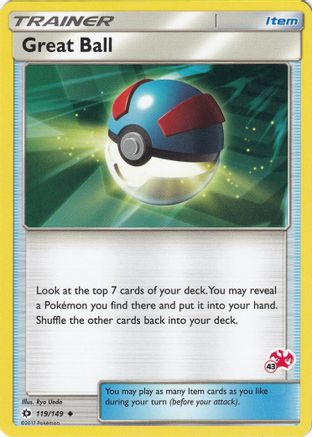 Great Ball (119/149) (Charizard Stamp #43) [Battle Academy 2020] - Trinity Hobby