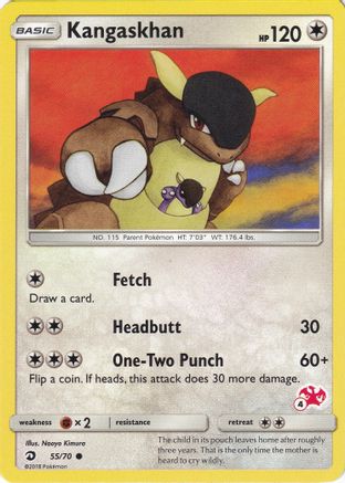 Kangaskhan (55/70) (Charizard Stamp #4) [Battle Academy 2020] - Trinity Hobby