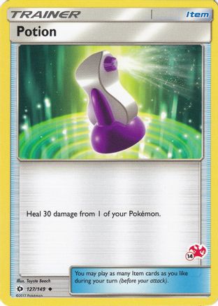 Potion (127/149) (Charizard Stamp #14) [Battle Academy 2020] - Trinity Hobby