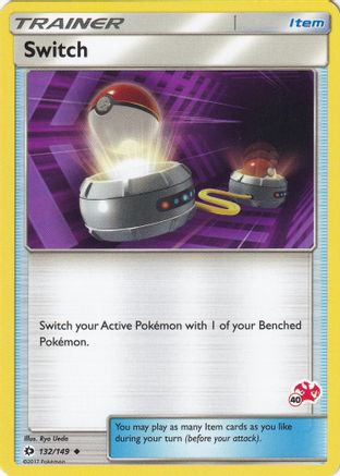 Switch (132/149) (Charizard Stamp #40) [Battle Academy 2020] - Trinity Hobby
