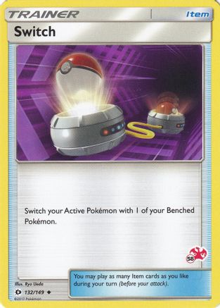 Switch (132/149) (Charizard Stamp #58) [Battle Academy 2020] - Trinity Hobby