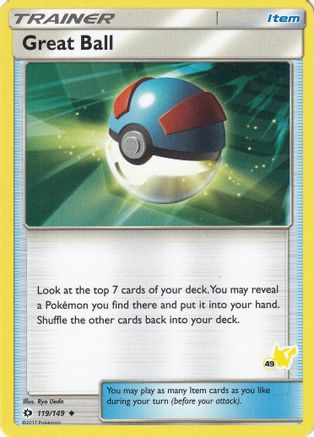 Great Ball (119/149) (Pikachu Stamp #49) [Battle Academy 2020] - Trinity Hobby