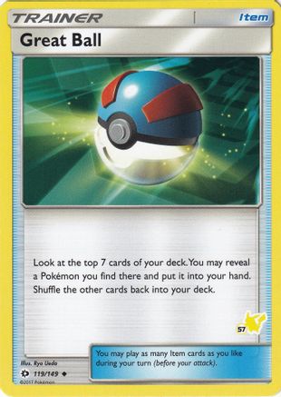 Great Ball (119/149) (Pikachu Stamp #57) [Battle Academy 2020] - Trinity Hobby