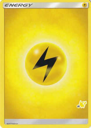 Lightning Energy (Pikachu Stamp #21) [Battle Academy 2020] - Trinity Hobby