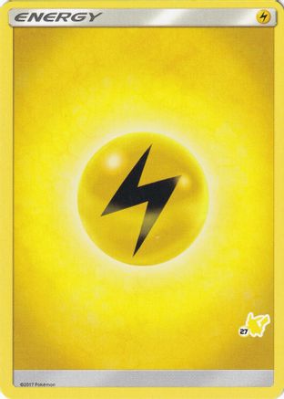 Lightning Energy (Pikachu Stamp #27) [Battle Academy 2020] - Trinity Hobby