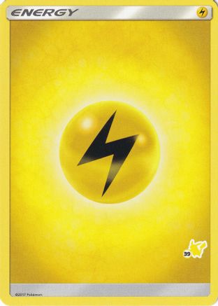 Lightning Energy (Pikachu Stamp #39) [Battle Academy 2020] - Trinity Hobby