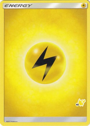Lightning Energy (Pikachu Stamp #43) [Battle Academy 2020] - Trinity Hobby