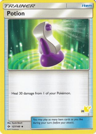 Potion (127/149) (Pikachu Stamp #20) [Battle Academy 2020] - Trinity Hobby