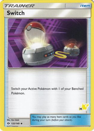 Switch (132/149) (Pikachu Stamp #36) [Battle Academy 2020] - Trinity Hobby