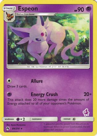 Espeon (89/214) (Mewtwo Deck) [Battle Academy 2020] - Trinity Hobby
