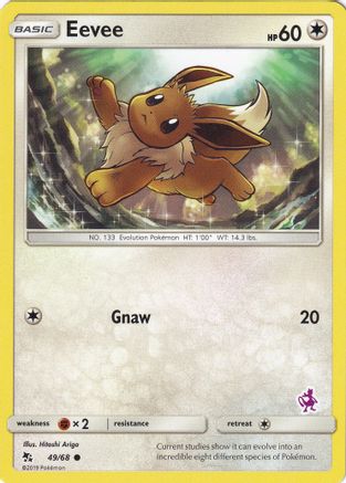 Eevee (49/68) (Mewtwo Deck) [Battle Academy 2020] - Trinity Hobby