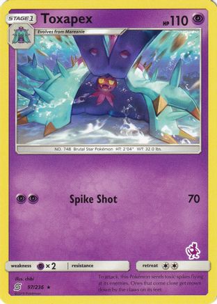 Toxapex (97/236) (Mewtwo Deck) [Battle Academy 2020] - Trinity Hobby