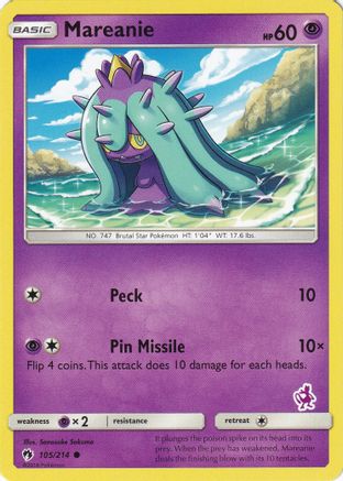 Mareanie (105/214) (Mewtwo Deck) [Battle Academy 2020] - Trinity Hobby