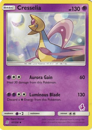 Cresselia (87/236) (Mewtwo Deck) [Battle Academy 2020] - Trinity Hobby