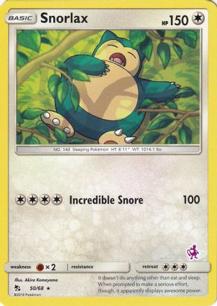 Snorlax (50/68) (Mewtwo Deck) [Battle Academy 2020] - Trinity Hobby