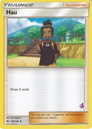 Hau (120/149) (Mewtwo Deck) [Battle Academy 2020] - Trinity Hobby