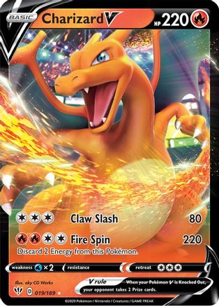 Charizard V (019/189) [Sword & Shield: Darkness Ablaze] - Trinity Hobby