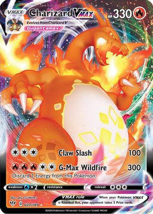 Charizard VMAX (020/189) [Sword & Shield: Darkness Ablaze] - Trinity Hobby