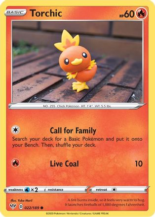Torchic (022/189) [Sword & Shield: Darkness Ablaze] - Trinity Hobby