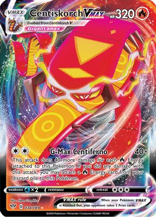 Centiskorch VMAX (034/189) [Sword & Shield: Darkness Ablaze] - Trinity Hobby