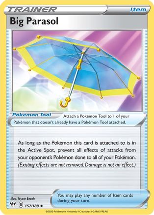 Big Parasol (157/189) [Sword & Shield: Darkness Ablaze] - Trinity Hobby