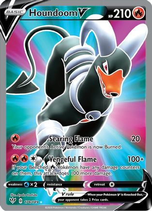 Houndoom V (178/189) [Sword & Shield: Darkness Ablaze] - Trinity Hobby