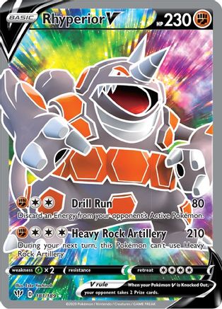 Rhyperior V (181/189) [Sword & Shield: Darkness Ablaze] - Trinity Hobby