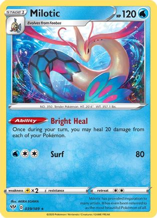 Milotic (039/189) [Sword & Shield: Darkness Ablaze] - Trinity Hobby