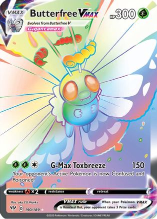 Butterfree VMAX (190/189) [Sword & Shield: Darkness Ablaze] - Trinity Hobby