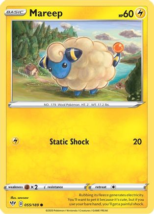 Mareep (055/189) [Sword & Shield: Darkness Ablaze] - Trinity Hobby