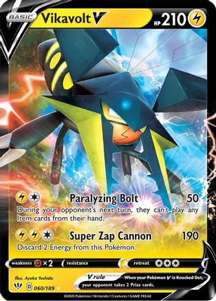 Vikavolt V (060/189) [Sword & Shield: Darkness Ablaze] - Trinity Hobby