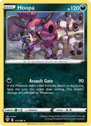 Hoopa (111/189) [Sword & Shield: Darkness Ablaze] - Trinity Hobby