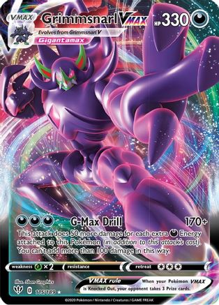 Grimmsnarl VMAX (115/189) [Sword & Shield: Darkness Ablaze] - Trinity Hobby