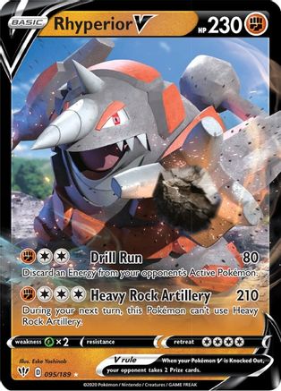 Rhyperior V (095/189) [Sword & Shield: Darkness Ablaze] - Trinity Hobby
