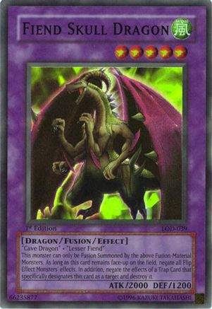 Fiend Skull Dragon [LOD-039] Super Rare - Trinity Hobby