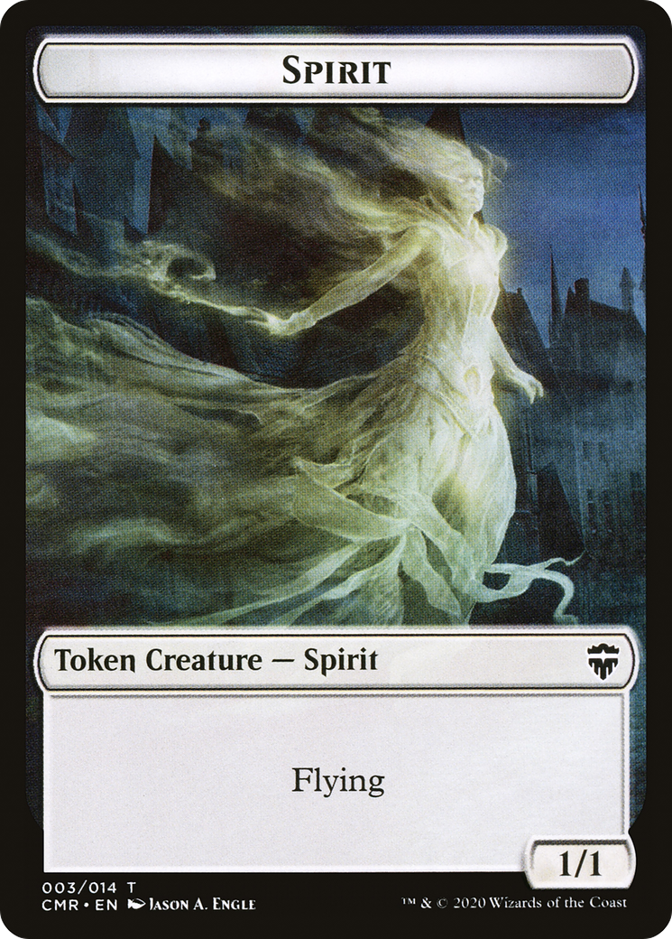 Spirit  [Foil]  (CMR-003) - [Commander Legends Tokens] - Trinity Hobby
