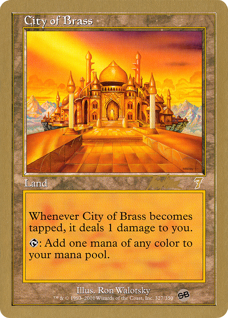 City of Brass (Brian Kibler) (SB) [World Championship Decks 2002] - Trinity Hobby