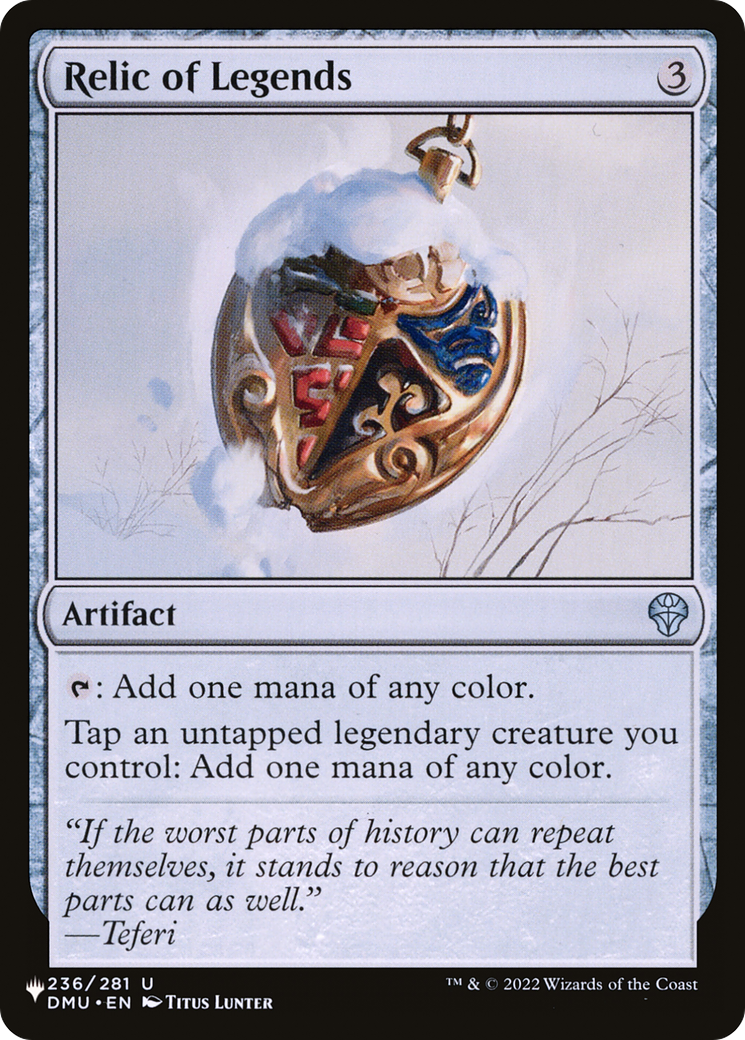 Relic of Legends [The List] - Trinity Hobby