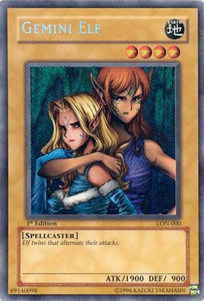Gemini Elf [LON-000] Secret Rare - Trinity Hobby