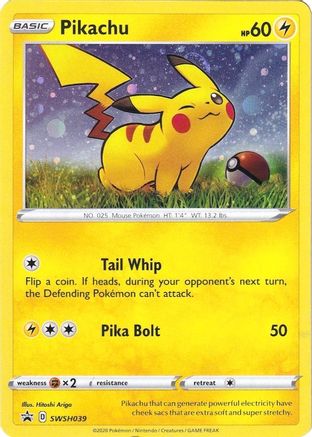 Pikachu (SWSH039) [Sword & Shield: Black Star Promos] - Trinity Hobby