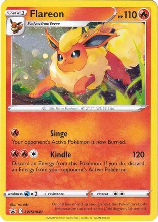 Flareon (SWSH041) [Sword & Shield: Black Star Promos] - Trinity Hobby