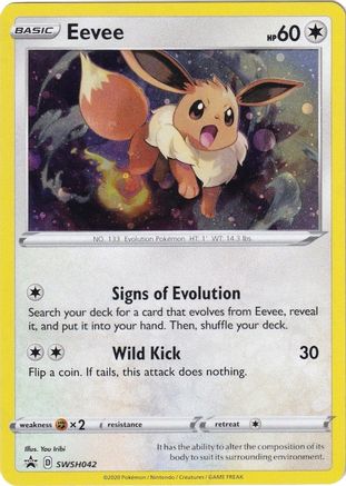 Eevee (SWSH042) [Sword & Shield: Black Star Promos] - Trinity Hobby