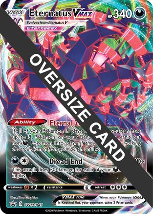 Eternatus VMAX (SWSH045) (Jumbo Card) [Sword & Shield: Black Star Promos] - Trinity Hobby