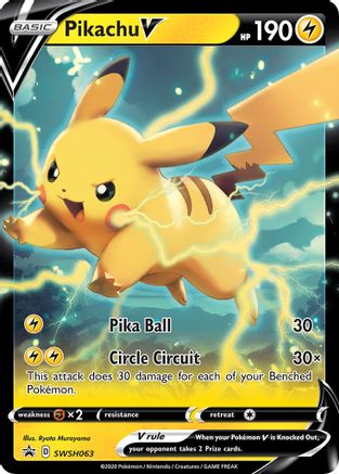 Pikachu V (SWSH063) [Sword & Shield: Black Star Promos] - Trinity Hobby
