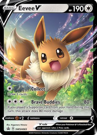Eevee V (SWSH065) [Sword & Shield: Black Star Promos] - Trinity Hobby