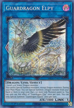 Guardragon Elpy [MP20-EN021] Prismatic Secret Rare - Trinity Hobby